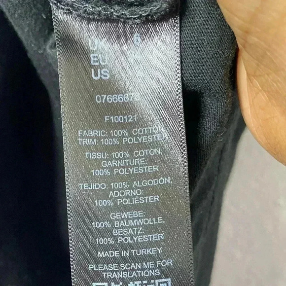 Asos Black Mesh Dot Shirt - Picture 3 of 4